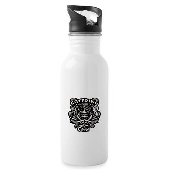 Catering Crew 5 - Water bottle with straw - white - Right
