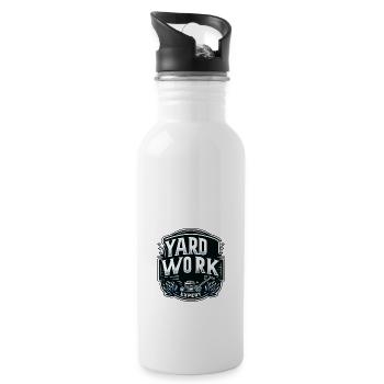 Yard Work Expert 13 - Water bottle with straw - white - Right