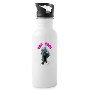 Vap Cool - Trinkflasche mit integriertem Trinkhalm - Weiß - Rechts
