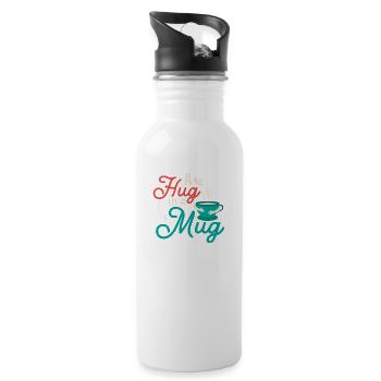 A hug in a mug Tea Bag Tea Drinker - Water bottle with straw - white - Right