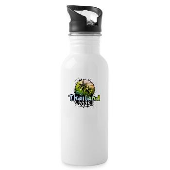 Thailand 2025 - Water bottle with straw - white - Right