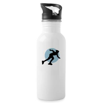 inliner_2c - Water bottle with straw - white - Right