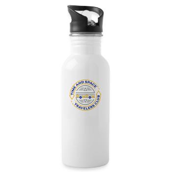 Time Travelers (Song) - Water bottle with straw - white - Right