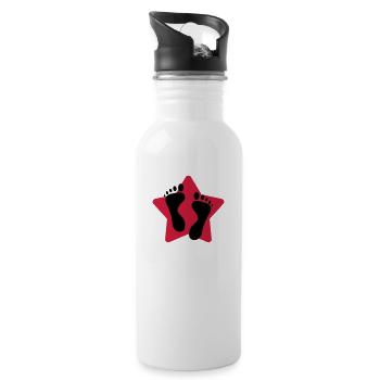 Podiatrist Podiatry Fußpfleger Podologue - Water bottle with straw - white - Right