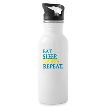 Darts Dart - Water bottle with straw - white - Right