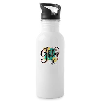 Ghilas - Water bottle with straw - white - Right