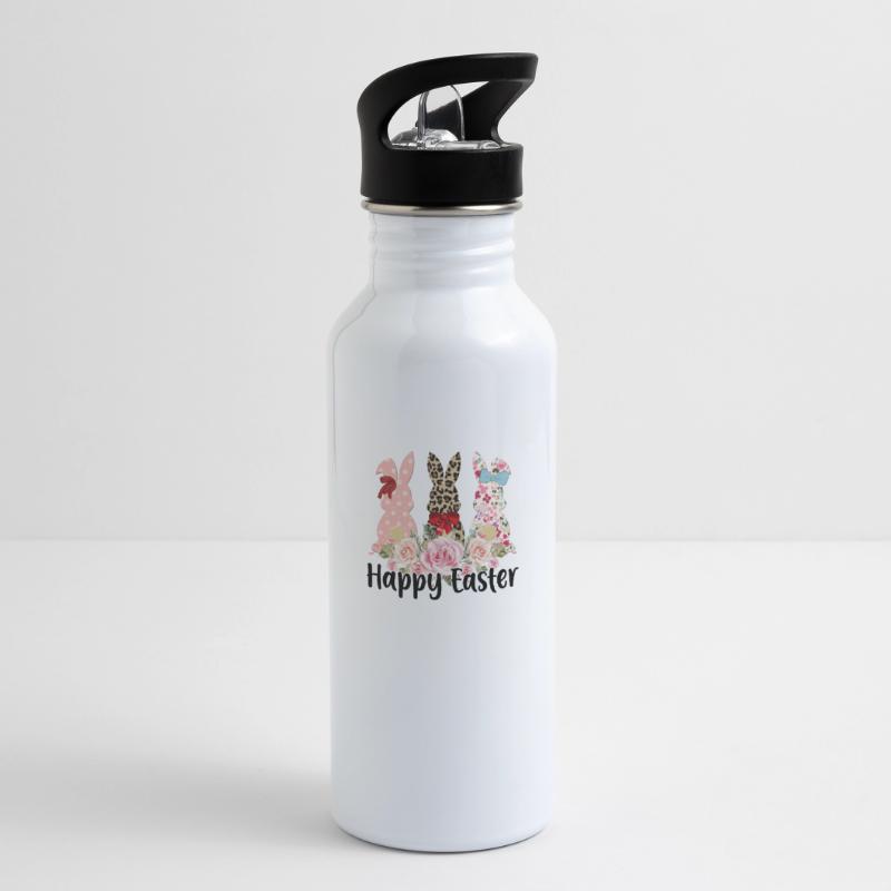 Happy Easter Easter Easter Egg Easter Celebration Easter Water bottle with straw