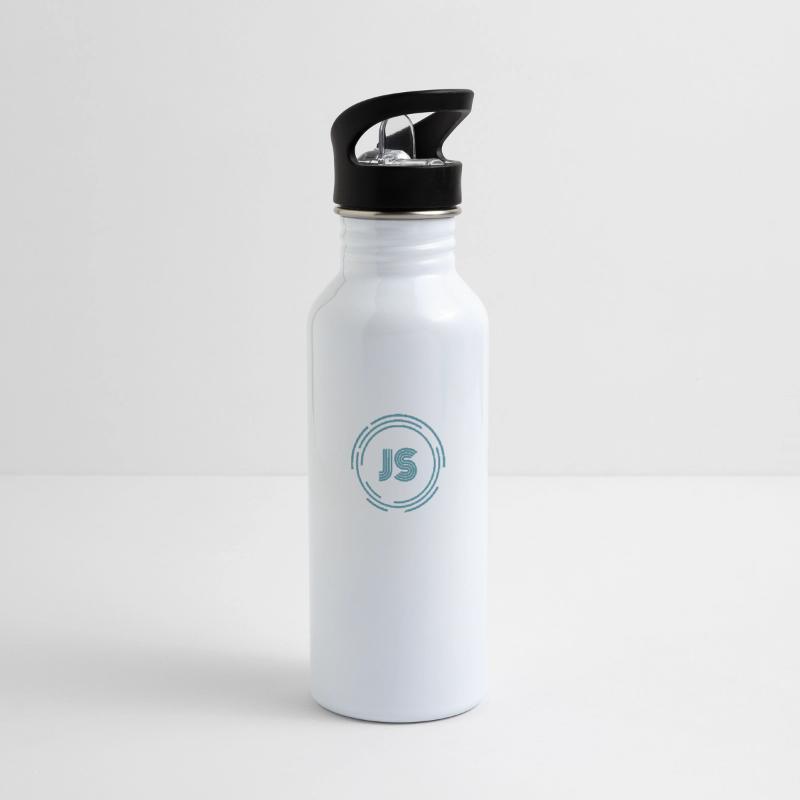 Trinkflasche mit integriertem Trinkhalm