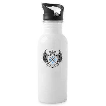 crew - Water bottle with straw - white - Right