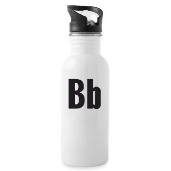 Point (B) - Water bottle with straw - white - Right