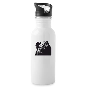 climber - Water bottle with straw - white - Right