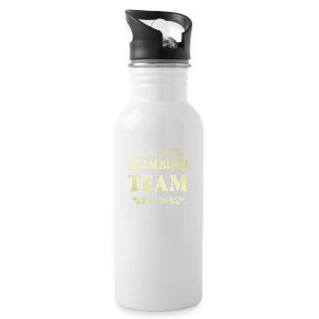 Climbing Team - Water bottle with straw - white - Right