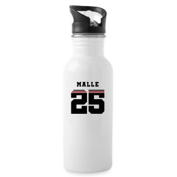 Malle 2025 Trikot - Trinkflasche mit integriertem Trinkhalm - Weiß - Rechts