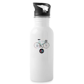 Vintage - Bianchi 3D - Water bottle with straw - white - Right