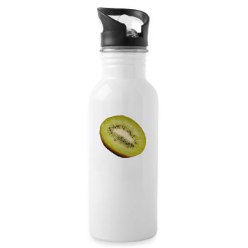 Kiwi - Trinkflasche mit integriertem Trinkhalm - Weiß - Rechts