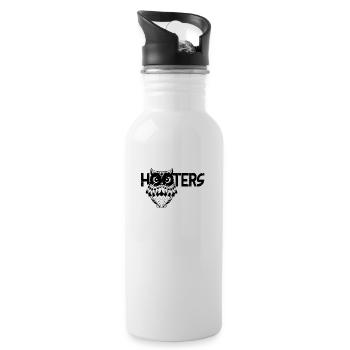 Hooters Boo Hoo - Water bottle with straw - white - Right