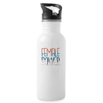 quote ruth bader ginsburg abortion is healthcare - Water bottle with straw - white - Right