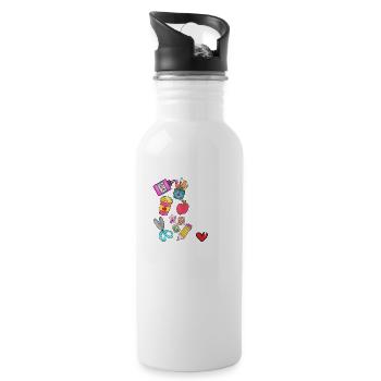 Teachers Teachers School Teachers Teaching Staff - Water bottle with straw - white - Right