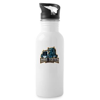 Road Tested - Water bottle with straw - white - Right
