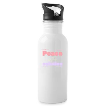 Mental Health - Water bottle with straw - white - Right