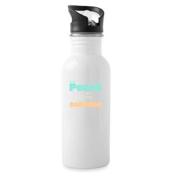 Mental Health - Water bottle with straw - white - Right