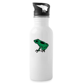 Frosch GA - Trinkflasche mit integriertem Trinkhalm - Weiß - Rechts
