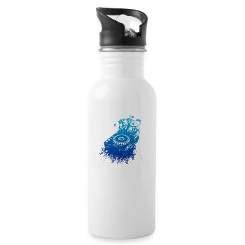 Organic CDJ 1000 DJ - Trinkflasche mit integriertem Trinkhalm - Weiß - Rechts