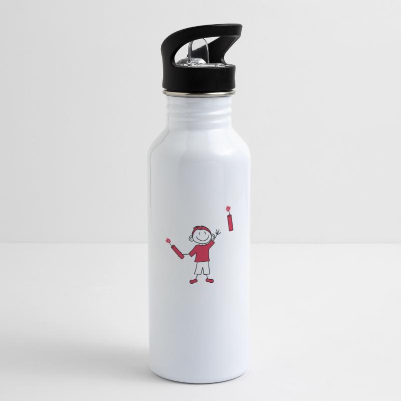 dynamit tnt nitro kuender bombe throw explosion a Water bottle with straw