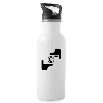 take_a_picture__f1 - Water bottle with straw - white - Right