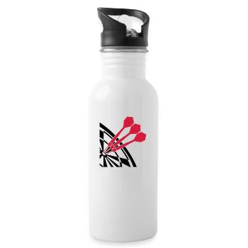 Dart Sport Design - Water bottle with straw - white - Right