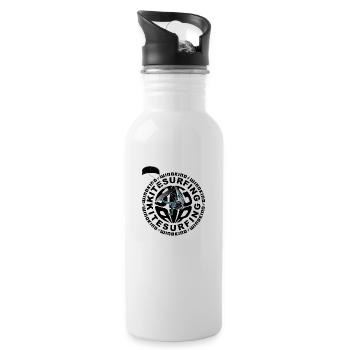 BigAir Windkind - Trinkflasche mit integriertem Trinkhalm - Weiß - Rechts
