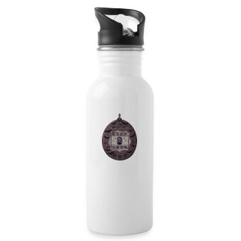 Tamagotik - Trinkflasche mit integriertem Trinkhalm - Weiß - Rechts