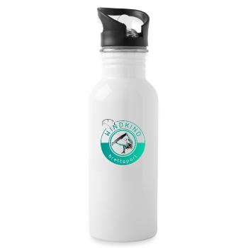 Windkind kiter - Trinkflasche mit integriertem Trinkhalm - Weiß - Rechts