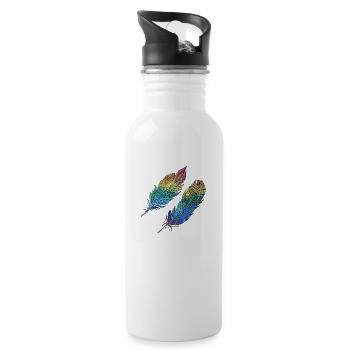 Pen - Water bottle with straw - white - Right