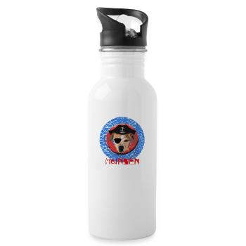 MOINSEN - Water bottle with straw - white - Right