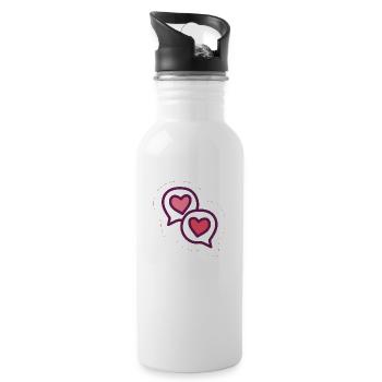 Chat - Water bottle with straw - white - Right
