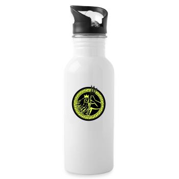 poseidon triton - Trinkflasche mit integriertem Trinkhalm - Weiß - Rechts