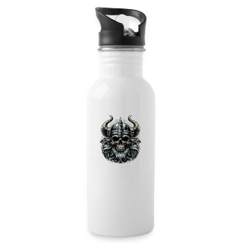Seafarer’s Soul - Water bottle with straw - white - Right