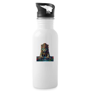 Temple B'alam - Water bottle with straw - white - Right