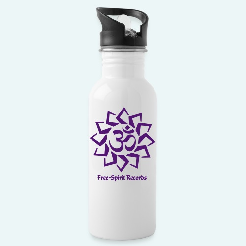 freespirit logo star text - Water bottle with straw