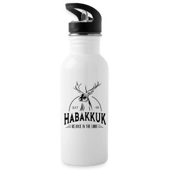 DLM ML HABAKKUK B2U - Water bottle with straw - white - Left