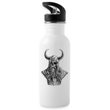 Viking - Water bottle with straw - white - Left