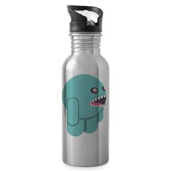 Little man - Water bottle with straw - silver - Right