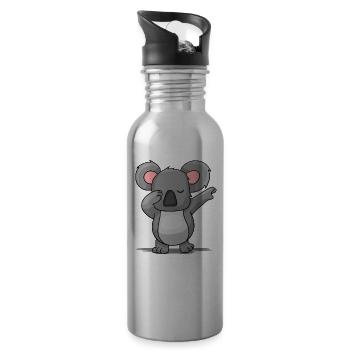 Koala bear - Water bottle with straw - silver - Right