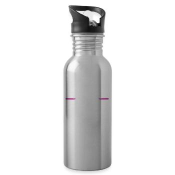 J'peux pas Assistante RH cadeau noël - Gourde avec paille intégrée - argent clair - Droite