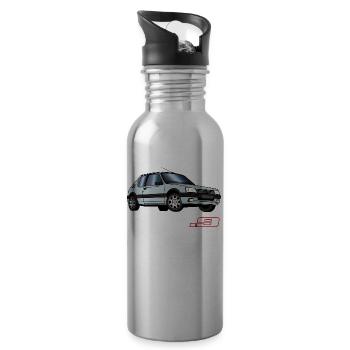 205 1,9 1991 1992 1993 Gris Futura - Gourde avec paille intégrée - argent clair - Droite