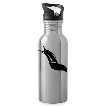 slug - Water bottle with straw - silver - Right