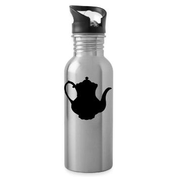 Teapot Kermaik Gift leisure - Water bottle with straw - silver - Right