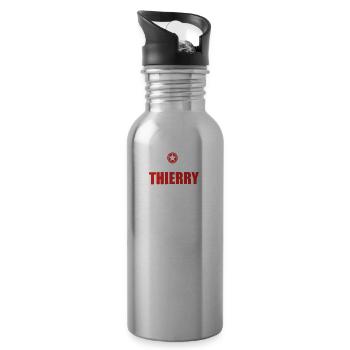 Gift it sa thing birthday understand THIERRY - Water bottle with straw - silver - Right