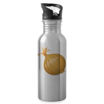 onion - Water bottle with straw - silver - Right